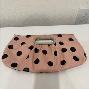 Stylish Polka Dot Clutch Bag